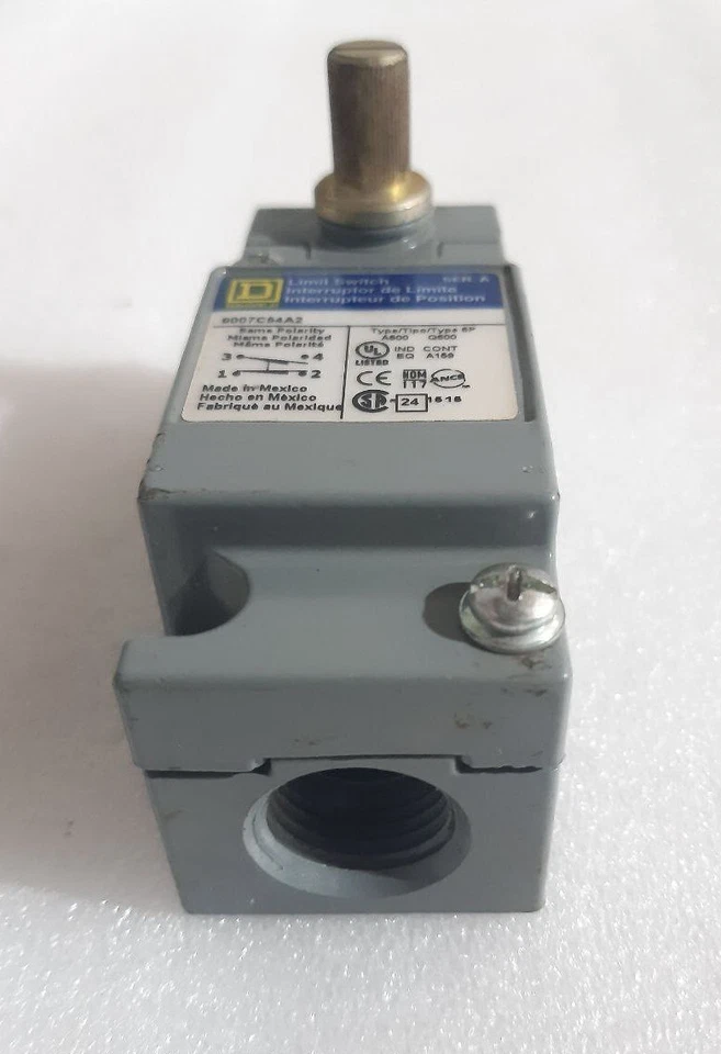 SQUARE D 9007C54A2 SER. UN INTERRUPTOR LÍMITE HECHO EN MÉXICO NUEVO Foto 3 de 4