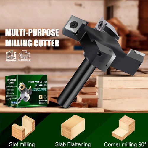 CNC Spoilboard Surfacing Router Bit 1/2" Shank Slab Flattening Wood Planing Tool - Picture 4 of 8
