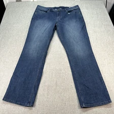 Buffalo David Bitton Jeans Mens 38x32 Blue Jackson-X Straight Stretch Denim