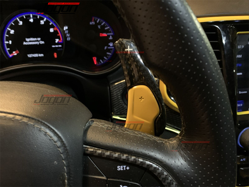 Palanca de cambios de volante para Jeep Grand Cherokee Trackhawk SRT 18-21 carbono - Imagen 5 de 11