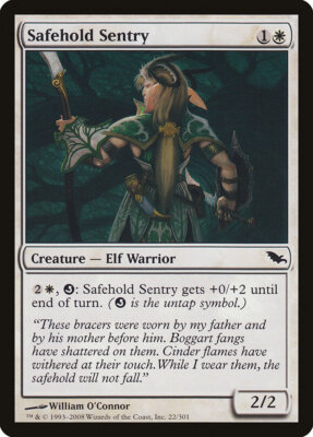 4x Safehold Sentry - LP - Shadowmoor - SPARROW MAGIC mtg