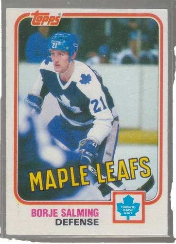 Upper Deck Borje Salming Single Ice Hockey Trading Cards