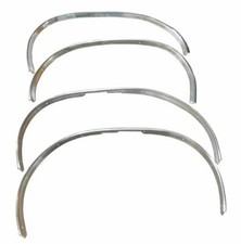 1970 71 72 73 74 Challenger Wheel Opening Well Wheelwell Chrome Trim Molding Set