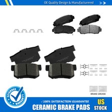 Front Rear Ceramic Brake Pads Kit For Acura Rdx 2007 2008 2009 2010 2011 2012 Front Rear Ceramic Brake Pads Kit For Acura Rdx 2007 2008 2009 2010 2011 2012