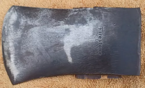 Vintage Firestone Deluxe 2-1/4 Lb. Camp Hatchet or Axe Head - Nice Pattern