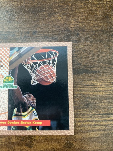 1992-93 Fleer Slam Dunk Shawn Kemp error no # - 第 5/5 張圖片