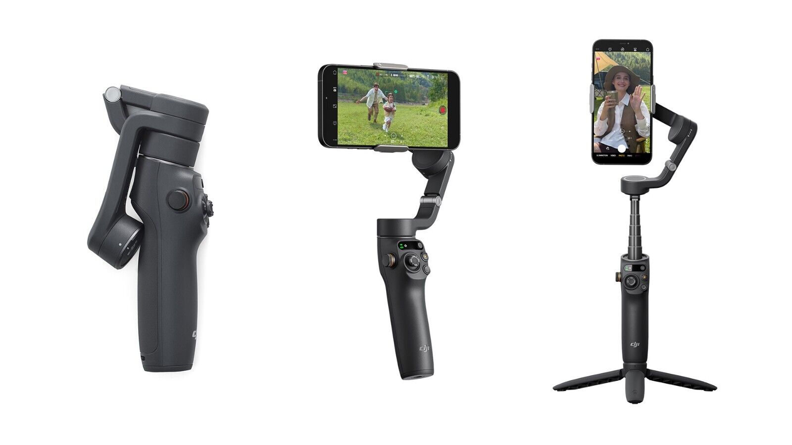 DJI Osmo Mobile 6, 3-Axis Phone Gimbal, Object Tracking, Built-in Extension  Rod, Portable and Foldable, Android and iPhone Gimbal, Vlogging