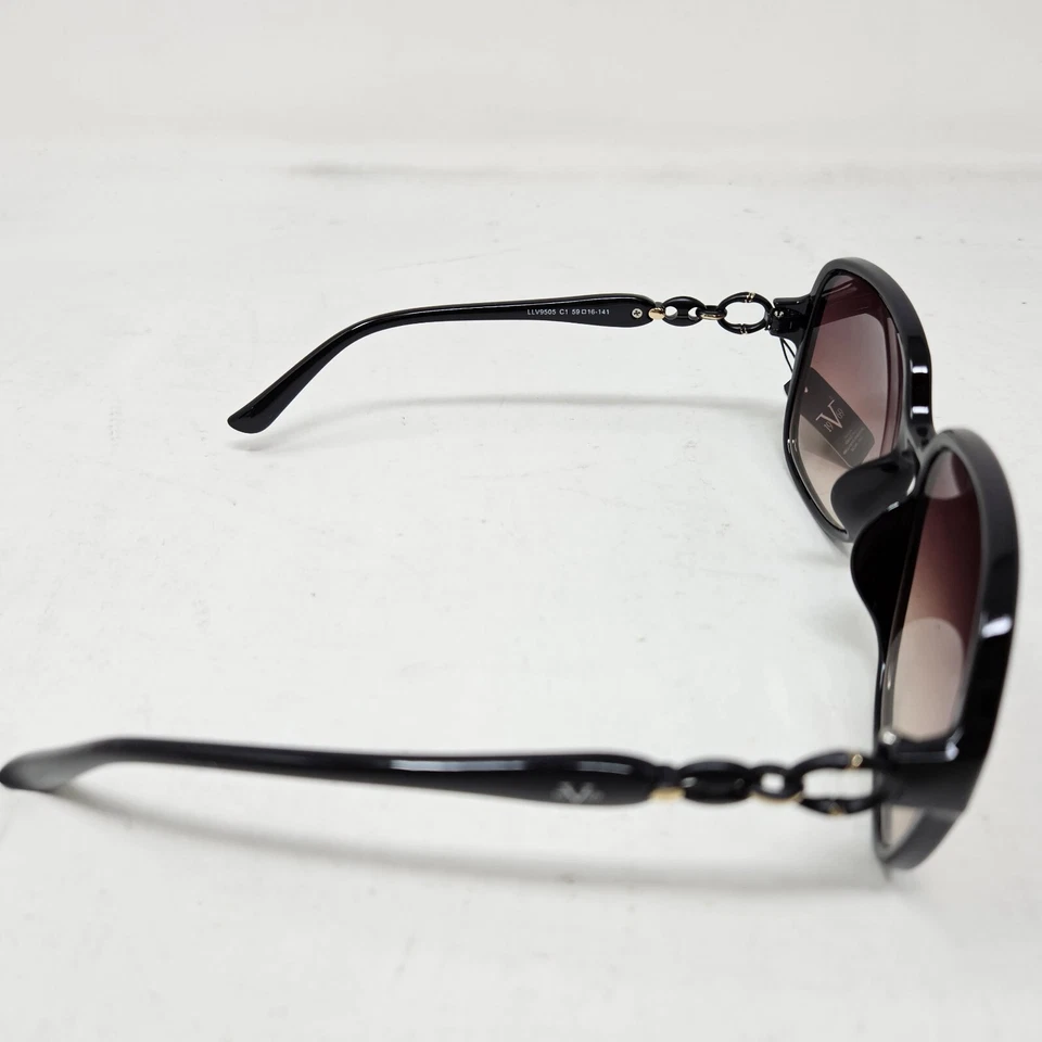 NUEVO Gafas de sol vintage V1969 con montura negra elegantes - LLV9505 C1 59/16 Foto 2 de 4