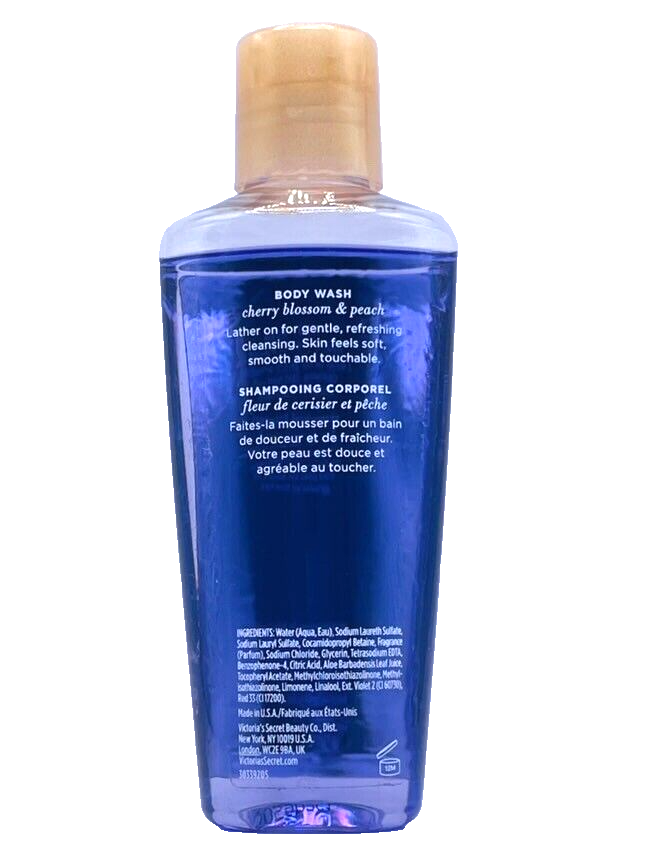 VICTORIA'S SECRET LOVE SPELL CHERRY BLOSSOM & PEACH BODY WASH 4.2