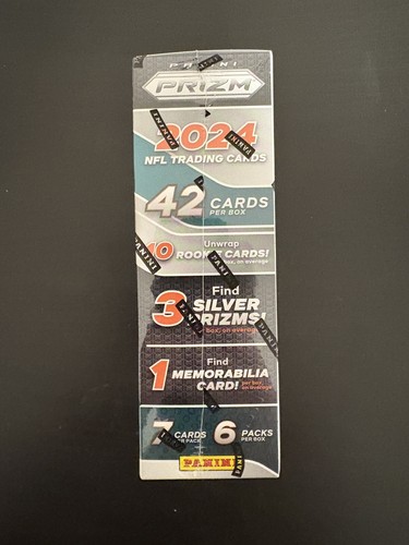 2024 Panini Prizm NFL Football Mega Box Factory Sealed Neon Green Pulsar Prizms - Picture 2 of 3