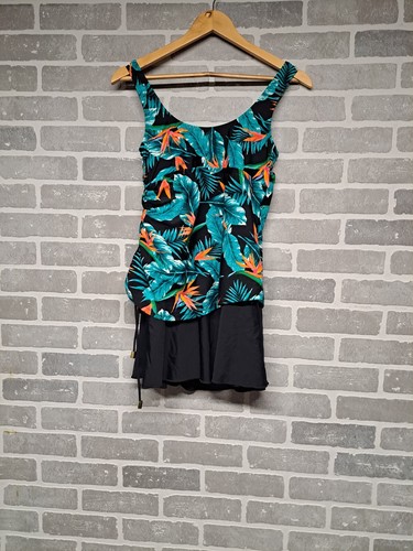 Shore Shapes Womens One Piece Swimsuit Tropical Print Tummy Control Slimming 8 - Picture 4 of 9