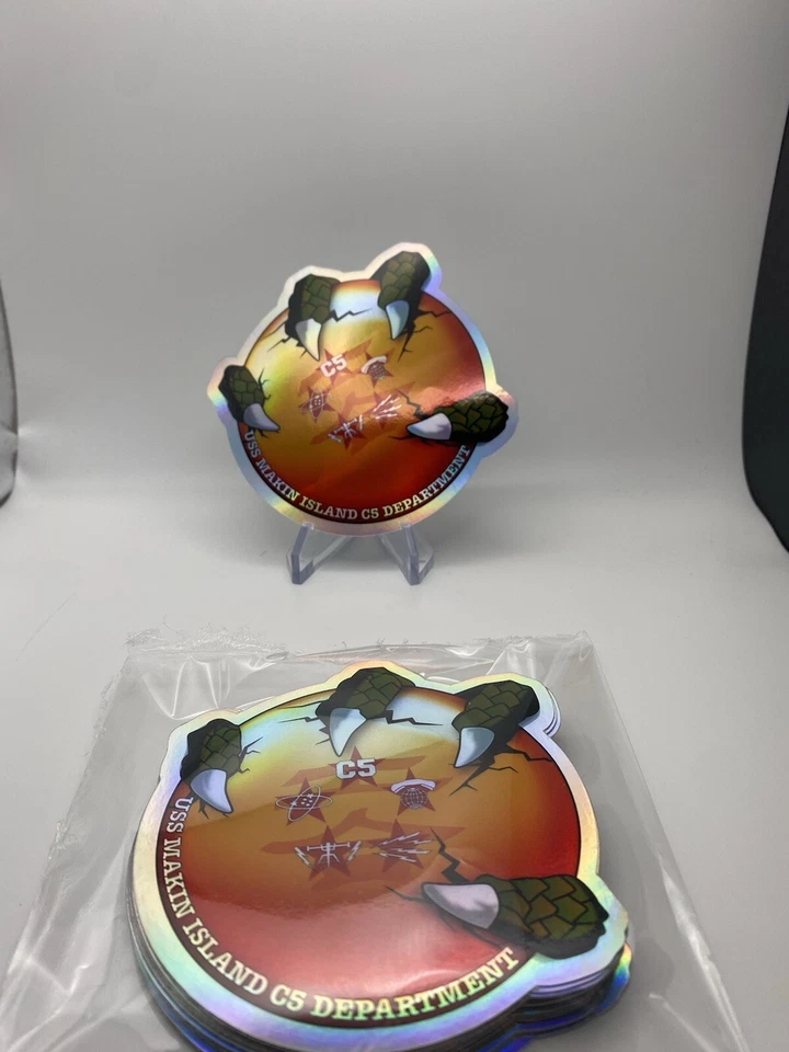Pegatinas de vinilo holográficas personalizadas / pegatinas troqueladas / pegatinas con logotipo Foto 4 de 4