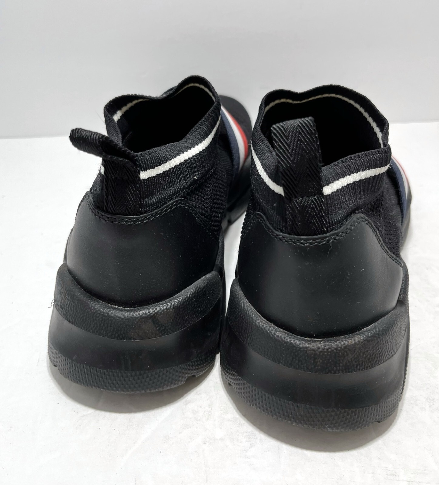 MONCLER MEN'S 'ADON' BLACK SOCK SNEAKERS, 42, $750 - Picture 8 of 12