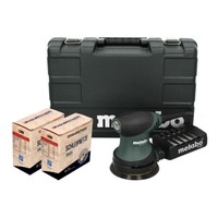 Metabo Fsx 200 Intec Exzenterschleifer 125 Mm + 2X Toolbrothers Schleifnetz Set