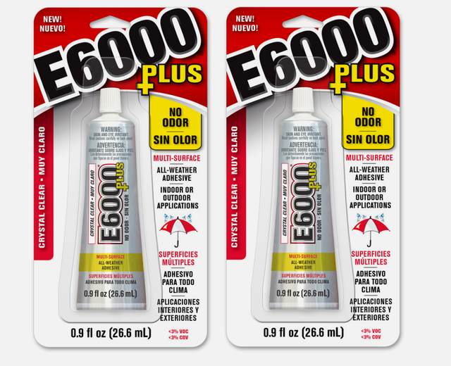 2E6000 PLUS No Odor AllWeather Adhesive 0.9 oz. Waterproof UV