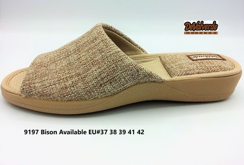 Ladies Scuff Slipper - DeValverde 9197 PIP - Pink Grey Tan - Picture 10 of 10