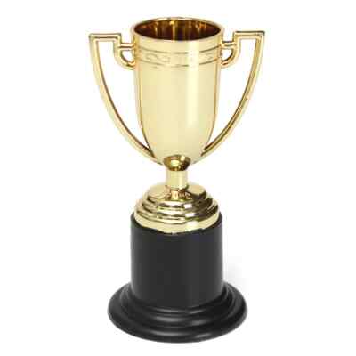 Mini 4inch Gold Trophy for Sporting Events, Football, Soccer Cup, Birthday Party