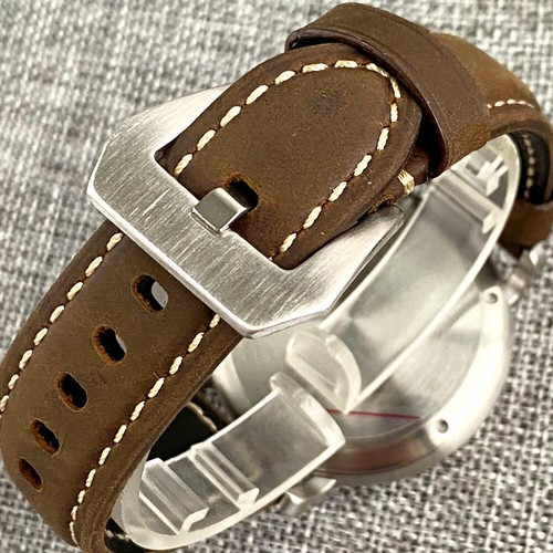 47mm Tandorio black dial NH35A Automatic Mens Watch Double Bow Sapphire Glass - Picture 6 of 6