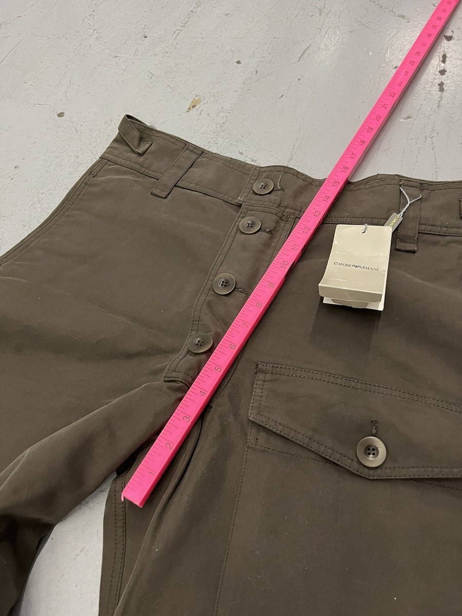 Vintage Emporio Armani Trousers Mens 40 90s Military Pant