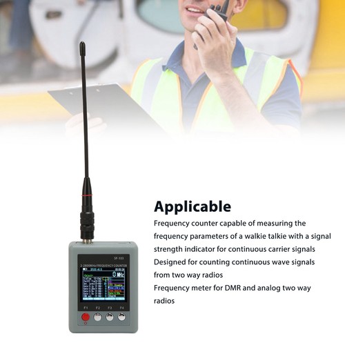 SF 103 Handheld Frequency Counter Professional 2MHz‑2.8GHz Portable Frequency C - Picture 3 of 22