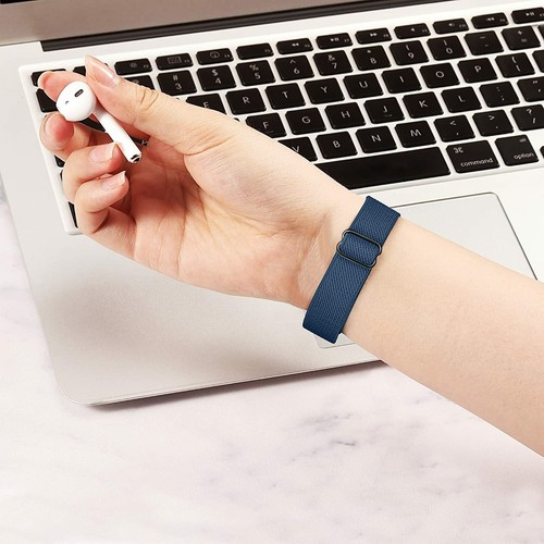 For Fitbit Inspire 2/Inspire HR Elastic Band Stretchy Nylon Loop Strap Wristband - Picture 7 of 10