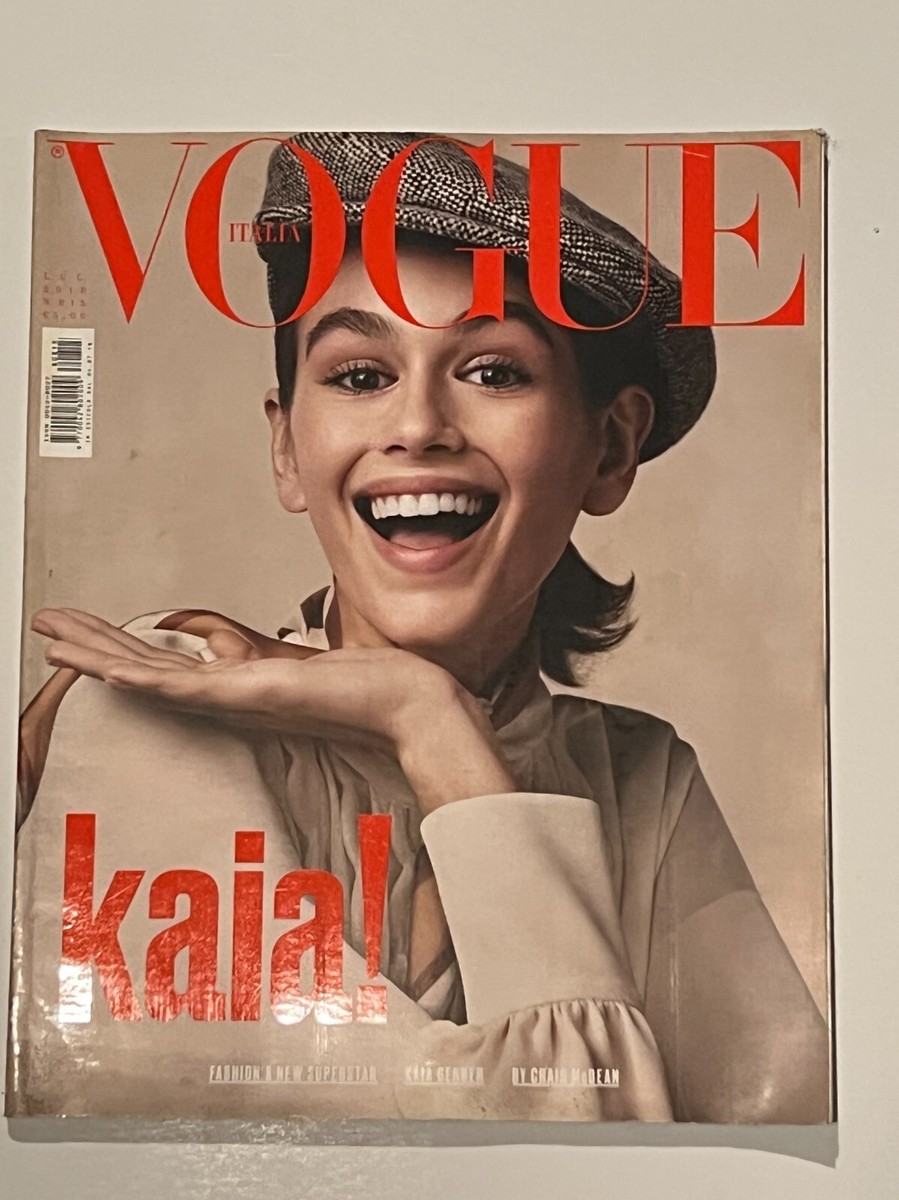 VOGUE ITALIA N° 815 Luglio 2018 Cover Craig McDean Model Kaia