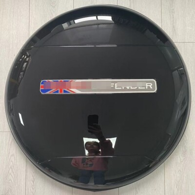 #ad Santorini Black Spare Tire Cover Portecor Fits for Defender 90 110 130 2020 2024 $218.00