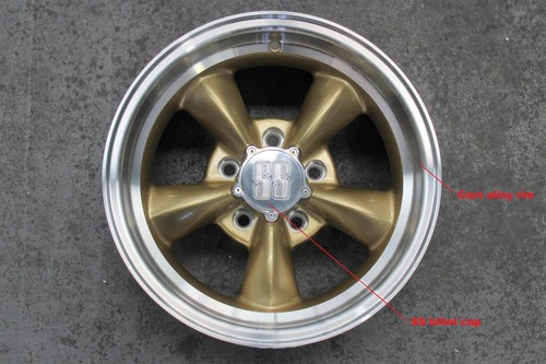 15x8 RETRO MAGS SS AMERICAN Wheels FORD XK XM XP XR XT XW XY XA XB XC XD XE XF - Picture 5 of 5