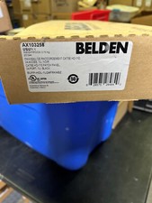 Belden AX103258 CAT5E HD-110 Patch Panel, 24-port, 1U, Black NEW