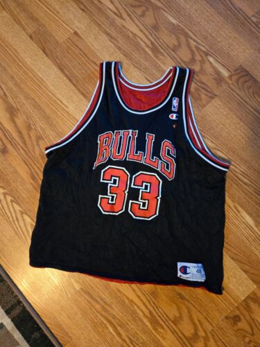 Wendetrikot Tank Chicago Bulls Scottie Pippen #33, Medium 48 Champion NBA - Bild 14 von 14
