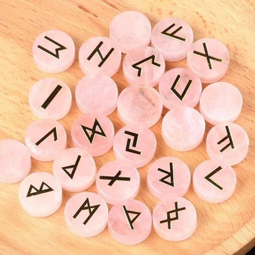 Juego de Piedras Runas Jonlaki, Conjunto de Runas Brujas Letras Vírgenes Guión para Divinati / - Imagen 19 de 30