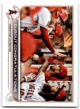 2022 TOPPS DUGOUT CONGRATULATIONS LOS ANGELES ANGELS #416