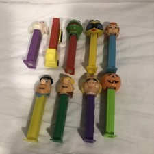 Lot of 9 Vintage Sesame Street Pez Dispensers Kermit Piggy