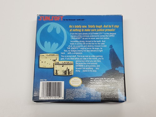 Batman The Video Game Nintendo Game Boy Original Box & Manual Only - Picture 3 of 12