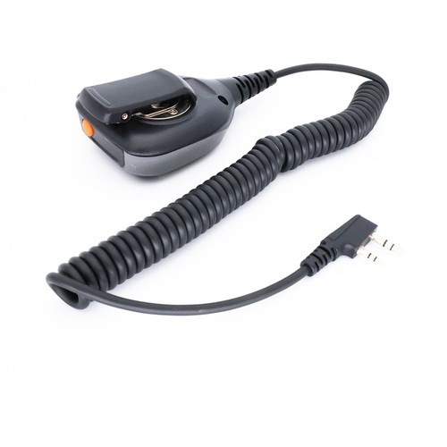 K Type 2 Pin PTT Remote Mic ABS Handheld Speaker Microphone For Baofeng/Kenwood - Zdjęcie 5 z 5