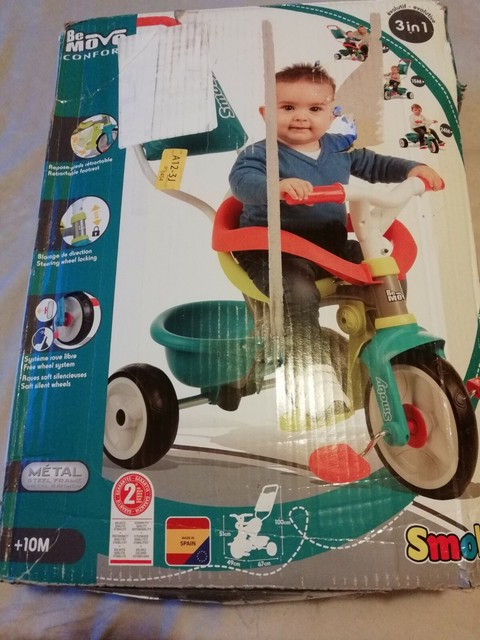 smoby trike blue