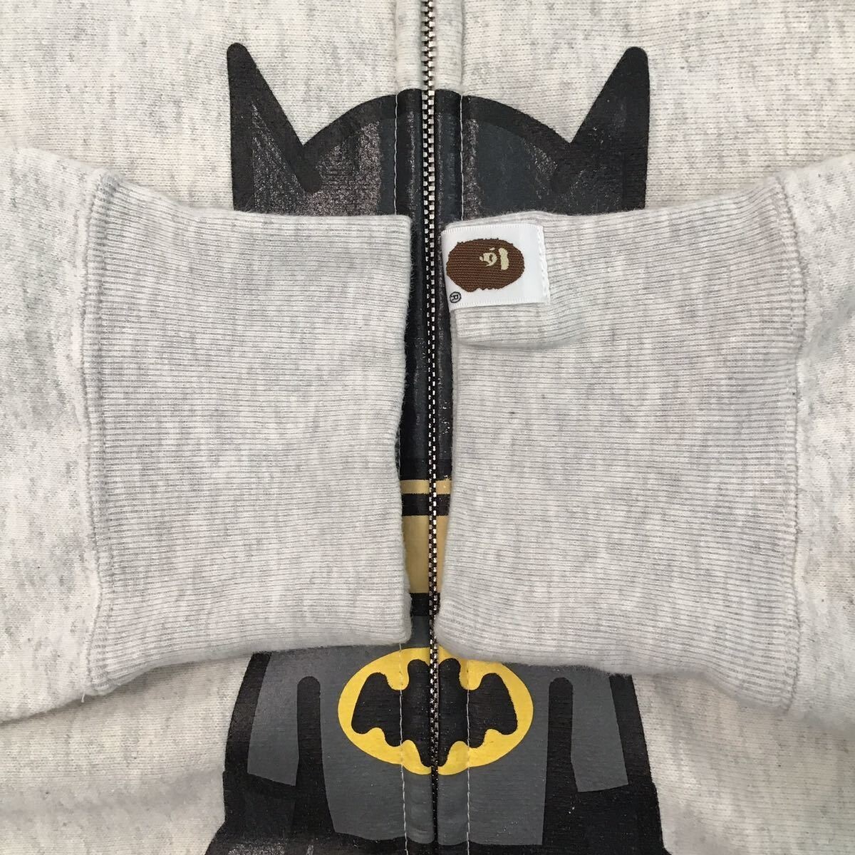 A Bathing Ape Bape x Batman Collaboration Hoodie Zip Size M Light