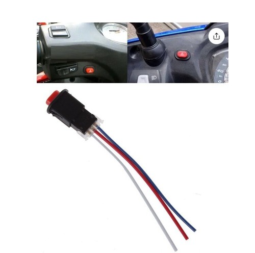 INTERRUPTOR INTERMITENTE LUZ PELIGRO PARA CICLOMOTOR SCOOTER GY6 150cc 139QMB 50cc SW06 - Imagen 3 de 3