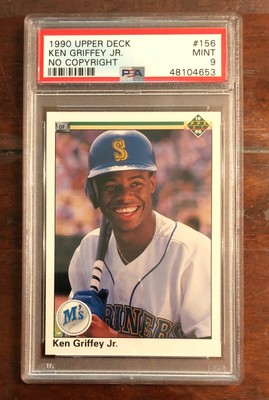 Ken Griffey Jr 1990 Upper Deck #156 - NO COPYRIGHT version!! PSA 9 | eBay