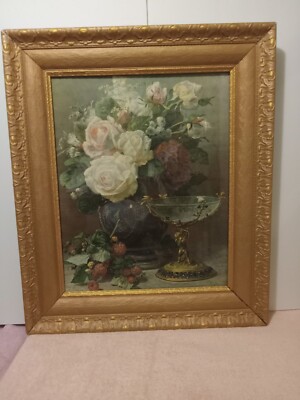Vtg G. Robie Jean Batiste '' Cupid's Goblet'', Lithograph Print