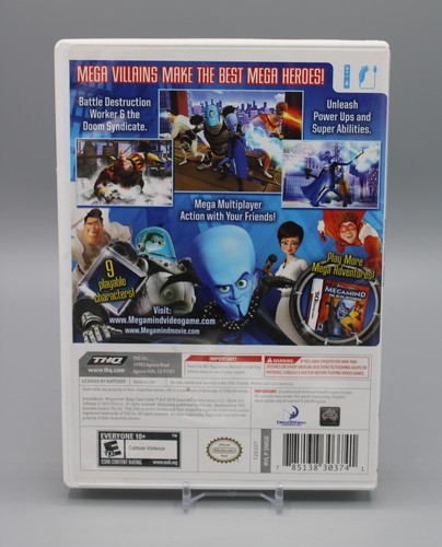 Megamind Mega Team Unite (Nintendo Wii, 2010) Complete Tested - Picture 2 of 4