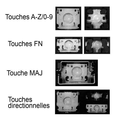 Touche de Clavier pour LENOVO Ideapad S145-15 / V15 / V130-15 V155-15