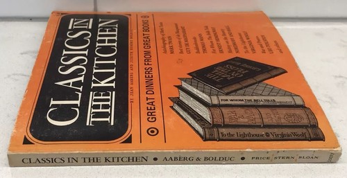 Vintage 1960s Literature Cookbook Classics in Kitchen Twain Hemingway Tolstoy + - Picture 2 of 13