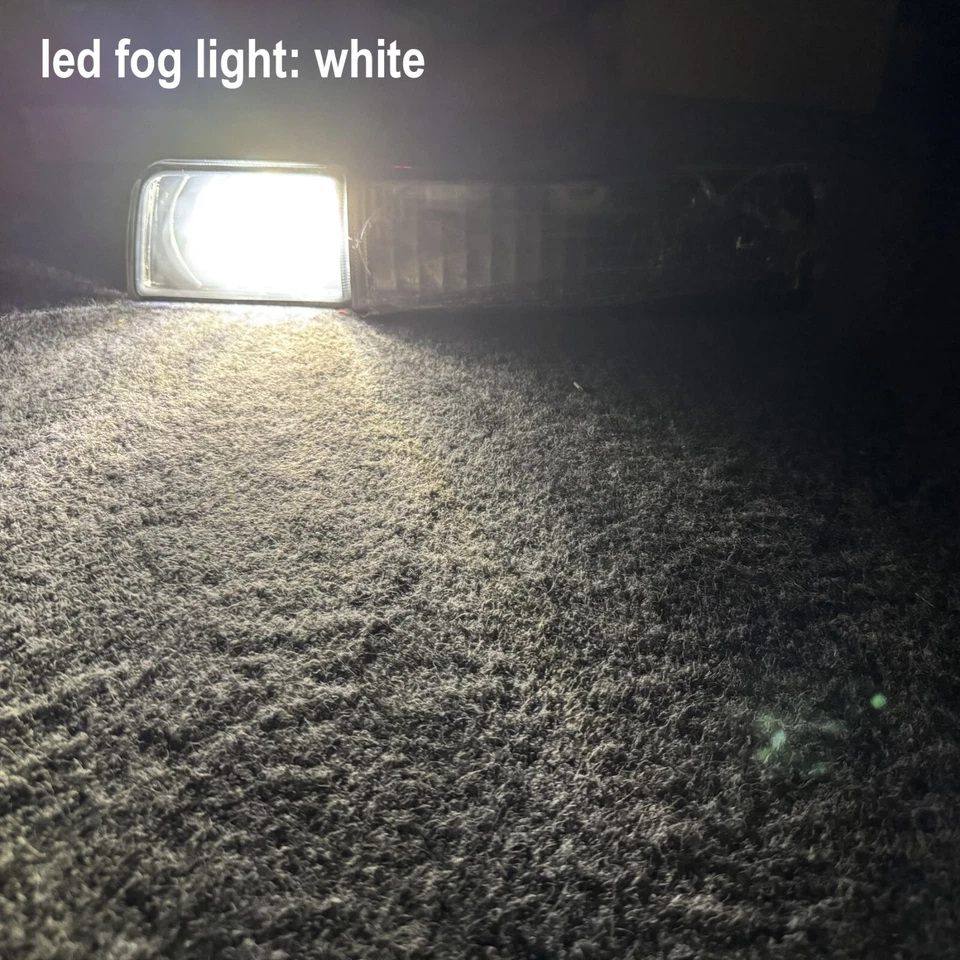 LED Front Fog Lamp w/White DRL Amber Turn Signal Light For Toyota Camry 94-98 - Imagem 2 de 4