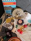 Vintage junk Treasures Lot 1940s To 1980s Antiques Tins, Games, Household Misc — photo 6