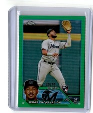 JERAR ENCARNACION 2023 Topps Chrome Green /99 Rookie Refractor MARLINS