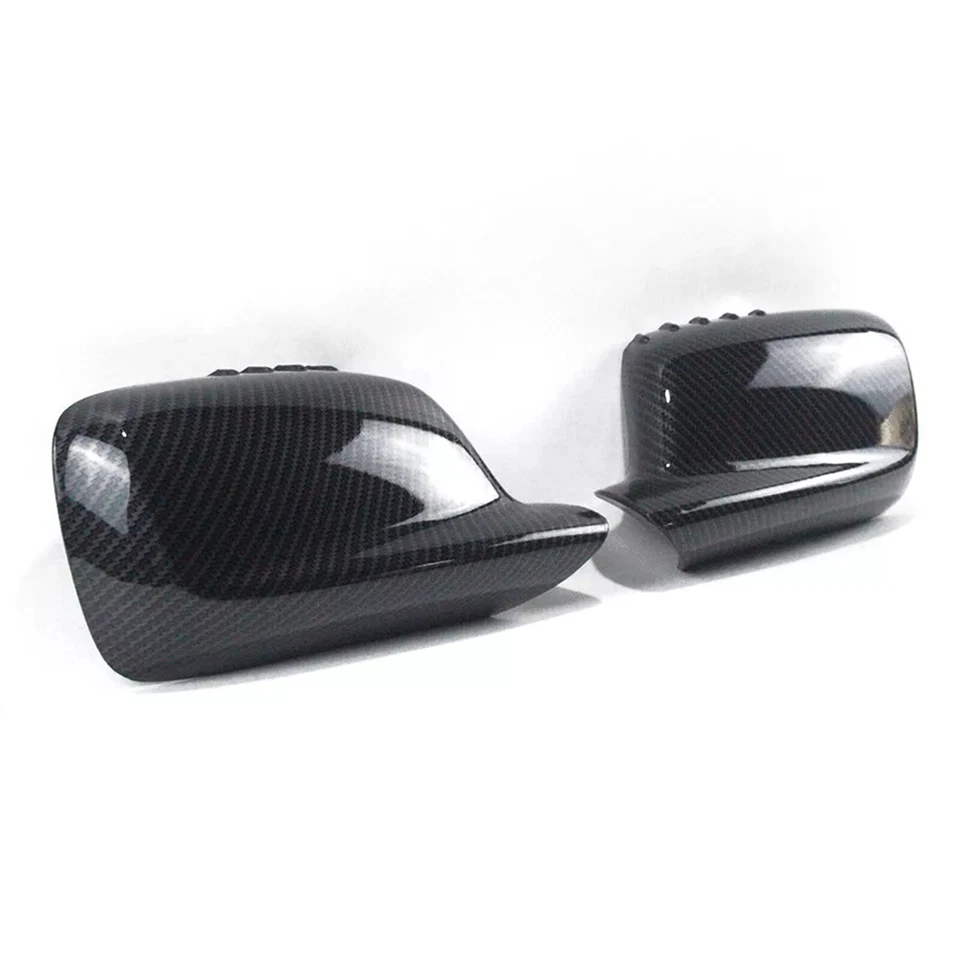 Carbon Fiber Mirror Cover For BMW E46 330Ci 325Ci E65 E66 750i 750Li 760i 760Li Foto 2 de 4