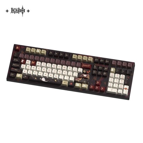 Mihoyo Genshin Impact Hutao Official RGB PBT BOX Mechanical Keyboard 87/108 keys - Picture 13 of 19