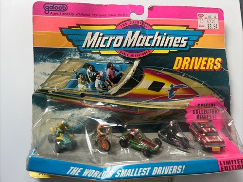 Micro Machines THE WORLD SMALLEST DRIVERS Limited Edition New Packaging Damaged - Afbeelding 1 van 8