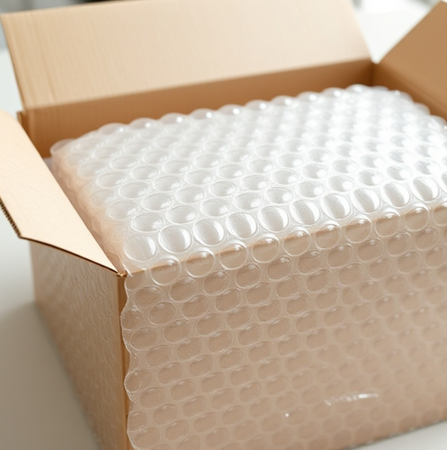500mm x 50m Large (20mm) Bubble Wrap Roll - For Safe Poly Packing & Protection - Picture 5 of 6